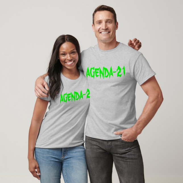 Manar Långärmad Raglan Basic T-Shirt w/ Agenda 21 (Unisex)