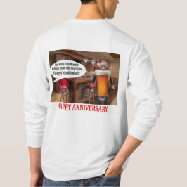 manar långärmad T. Lycklig-årsdagen T Shirt