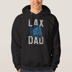 Manar Lax Helmet Lacrosse Player Lax Pappa Pappor Hoodie