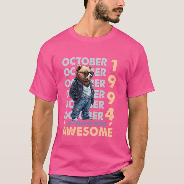 Manar Legend oktober 1994 30års födelsedag Coola B T Shirt (Framsida)
