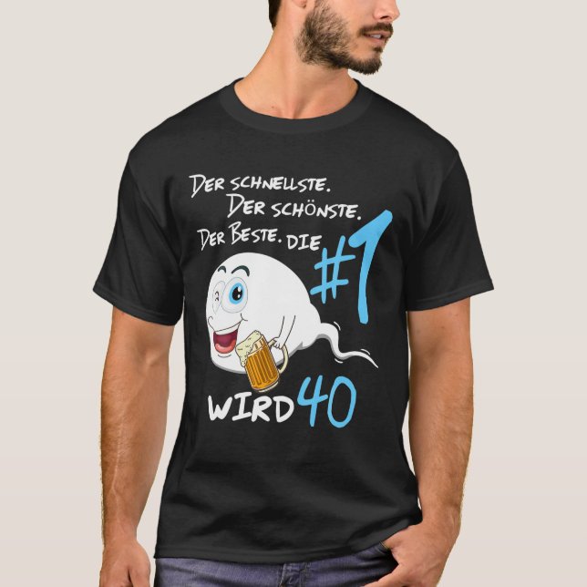 Manar Legenden kommer att vara 40:e födelsedagsman T Shirt (Framsida)