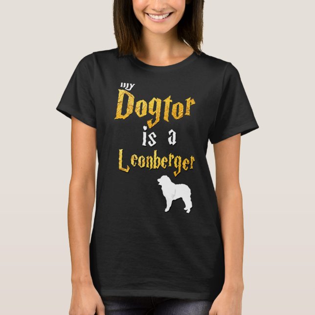 Manar Leonberger Leonberger T Shirt (Framsida)