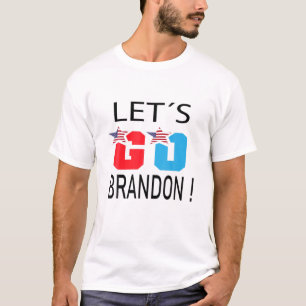 Manar LET'S GO BRANDON! ,Lustigt politiskt T Shirt