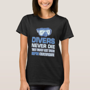 Manar lever dör aldrig. De får bara sitt djup T Shirt