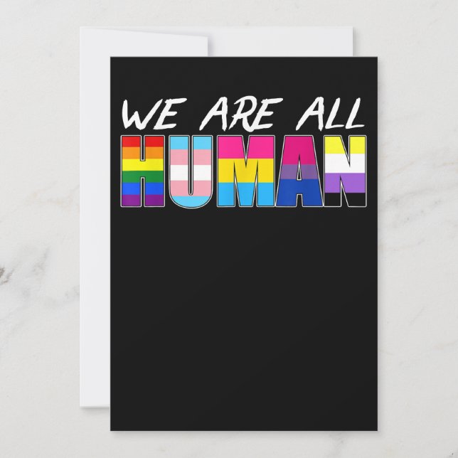 Manar LGBT-färgplattor, gay Bear Inbjudningar (Framsida)