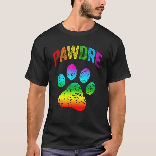 Manar LGBT Rainbow Hund Cat Pappa Pet Tass Pet HBT T Shirt (Framsida)