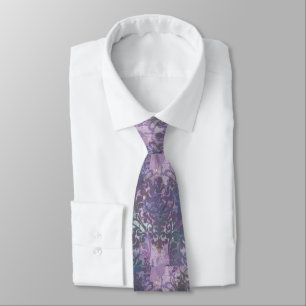 Manar Lila Damask Tie Slips