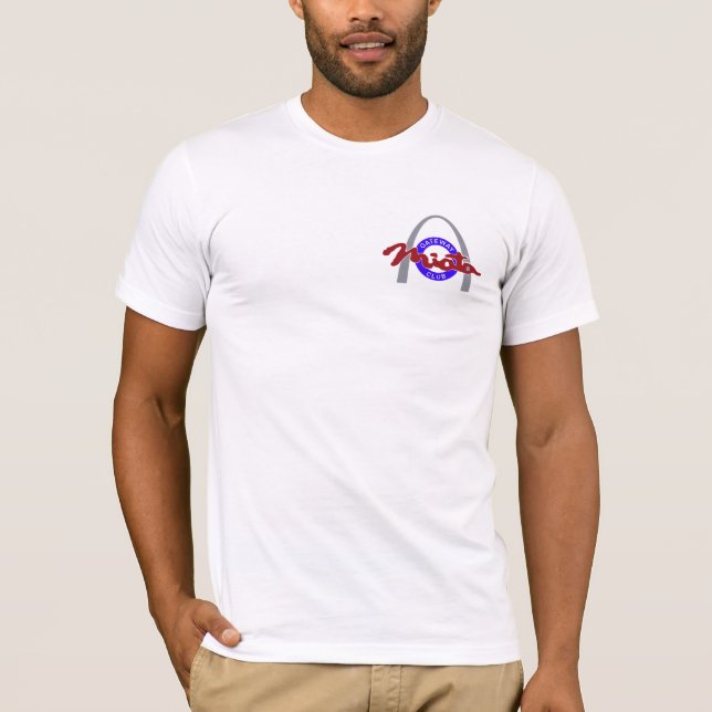 Manar lilla utskrivavna logotypmodeer tee shirt (Framsida)