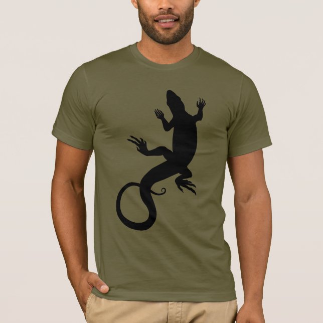 Manar Lizard T-shirt Coola Reptile Lizard Art Shir (Framsida)