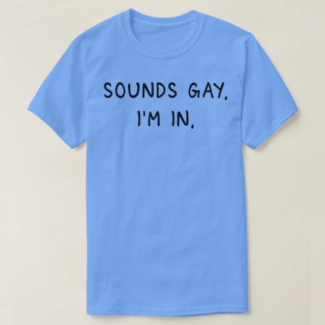 Manar Ljud Gay T Shirt (Design framsida)