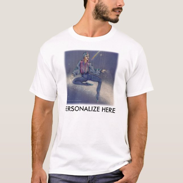 Manar ljuses - Cosmic Mime T-shirt (Framsida)