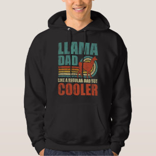 Manar Llama Pappa som ett vanligt Pappa, men koler Hoodie