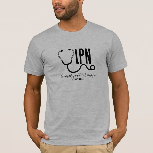 Manar LPN-licensierad praktisk sjuksköterska T Shirt (Framsida)