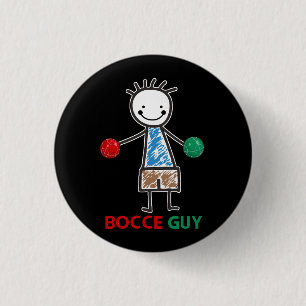 Manar Luse Meme Bocce Boll Design Boys Bocci Sport Knapp