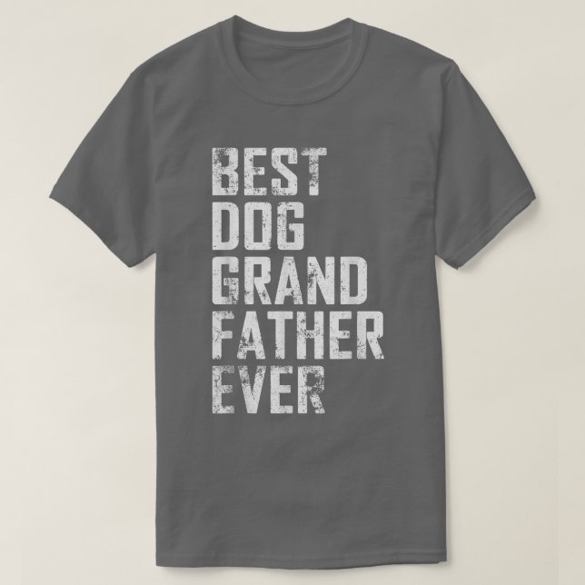 Manar Lusnyj Far Day Bäste Hund Grandfather någons T Shirt (Design framsida)
