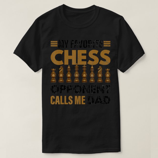 Manar Lusnyj min schackmotståndare kallar mig Papp T Shirt (Design framsida)