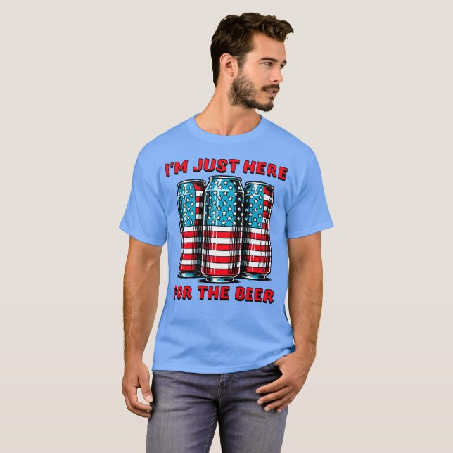 Manar lustig 4 juli t shirt (Hel framsida)