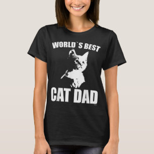 Manar lustig VÄRLD`S BÄSTA PAPPA KITTEN SHIRT T