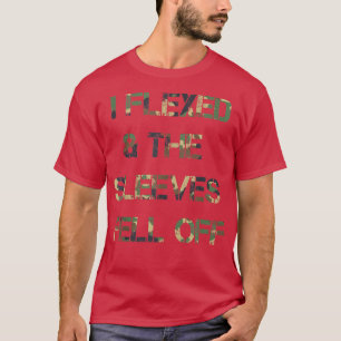 Manar Lustigt jag flydde och Sleeverna föll av kam T Shirt