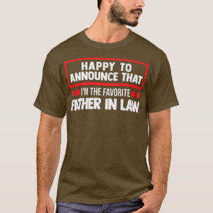 Manar Lycklig att meddela att jag är far i juridik T Shirt