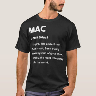 Manar Mac Namn Mac Mac T Shirt