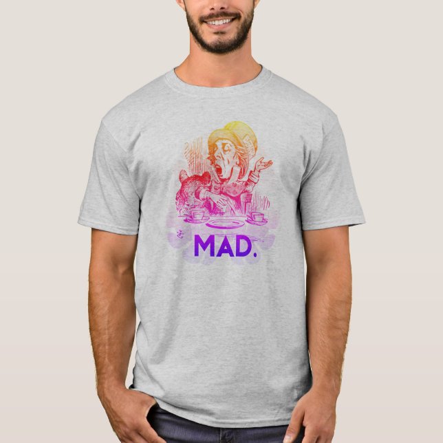 Manar MAD Mad Hatter Rainbow T Shirt (Framsida)