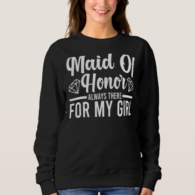 Manar Maid of honor alltid, där Bride Team T Shirt (Framsida)