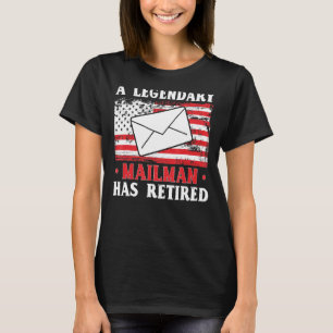 Manar Mailman har pensionerat Postarbetare Postman T Shirt