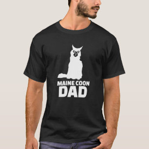 Manar Maine Coon Cat Pappa T Shirt