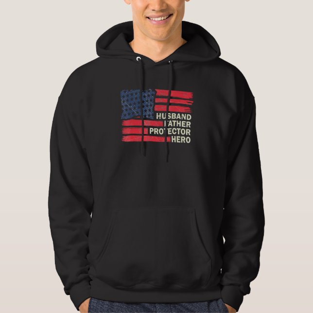 Manar Make Far Protector Hero - Fars dag F Hoodie (Framsida)