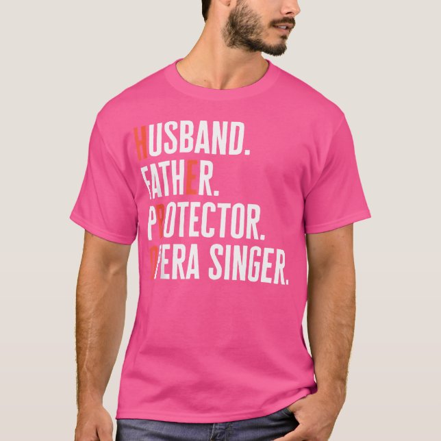 Manar Make Far Protector Opera Singer Music V T Shirt (Framsida)