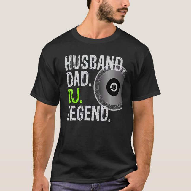 Manar Make Pappa DJ Legend - DJ Design_3 T Shirt (Framsida)