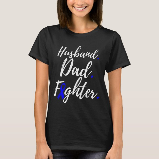 Manar Make Pappa Fighter Alopecia Areata Awareness T Shirt (Framsida)