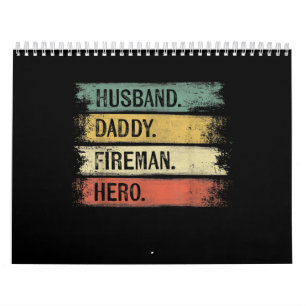 Manar Make pappa Fireman Hero Firefighter Kalender