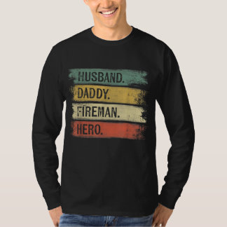 Manar Make pappa Fireman Hero Firefighter T Shirt