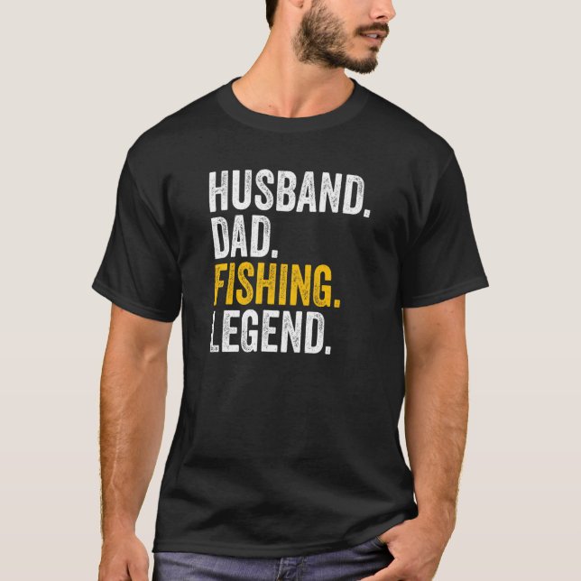 Manar Make Pappa fisketyp fisketurisk Pappa fisk a T Shirt (Framsida)