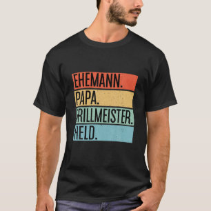 Manar Make Pappa Grill Master Hero BBQ Pappor DESa T Shirt