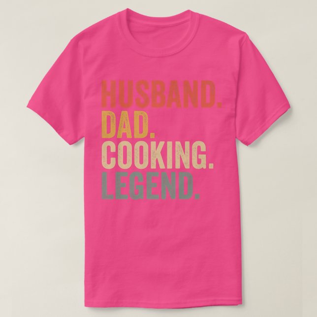 Manar Make Pappa-kokning Legend Funny Cook Chef Fa T Shirt (Design framsida)