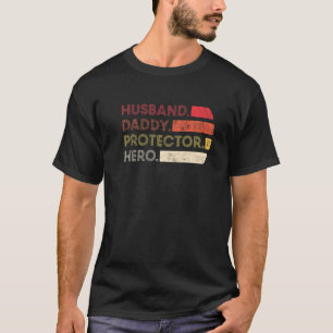 Manar Make Pappa Protector Hero Fars dag Ret T Shirt