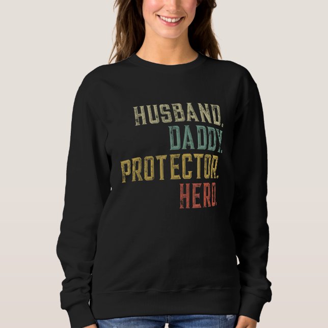 Manar Make Pappa Protector Hero Roligt for Grandfa T Shirt (Framsida)