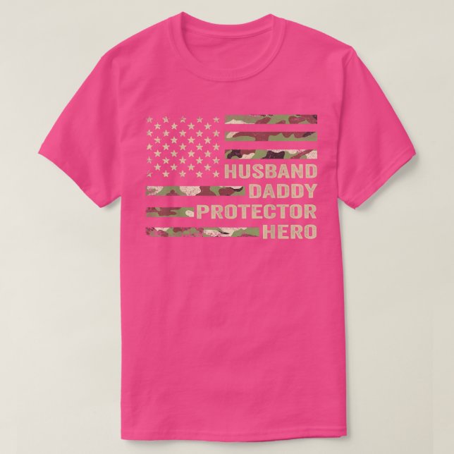 Manar Make Pappa Protector Hero Shirt Far Da T (Design framsida)