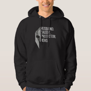 Manar Make Pappa Protector Hero Spartan Sparta G Hoodie