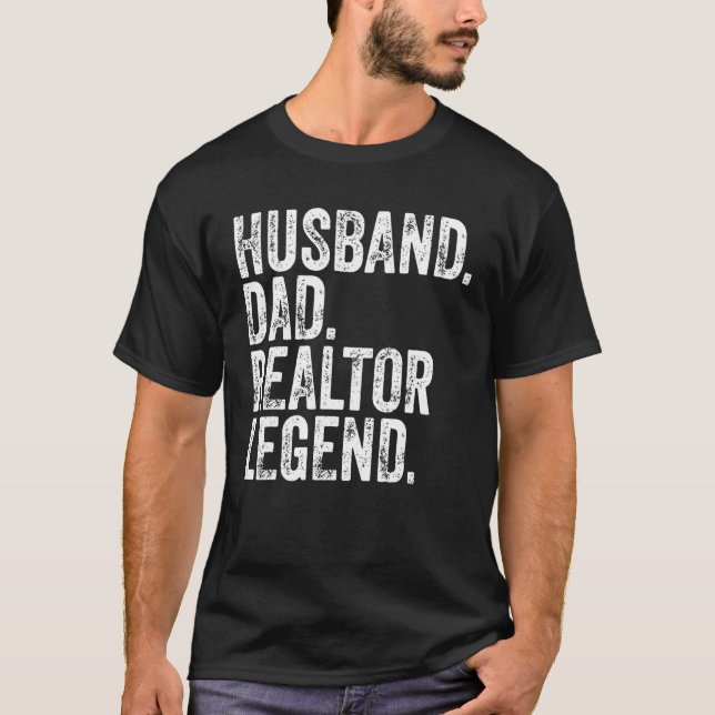 Manar Make Pappa Realtor Legend Shirt Funny Far T (Framsida)