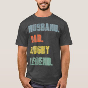 Manar Make Pappa Rugby Legend Vintage Fars dag T Shirt
