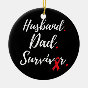 Manar Make Pappa Survivor Stroke Awareness Julgransprydnad Keramik