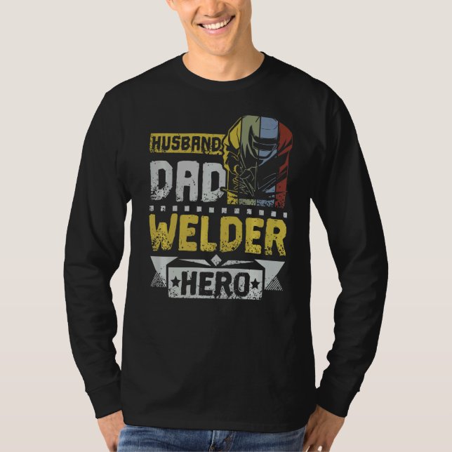 Manar Make Pappa Welder Hero T Shirt (Framsida)