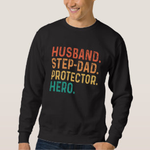 Manar Make Steg Pappa Protector Hero Fars dag Lång Ärmad Tröja