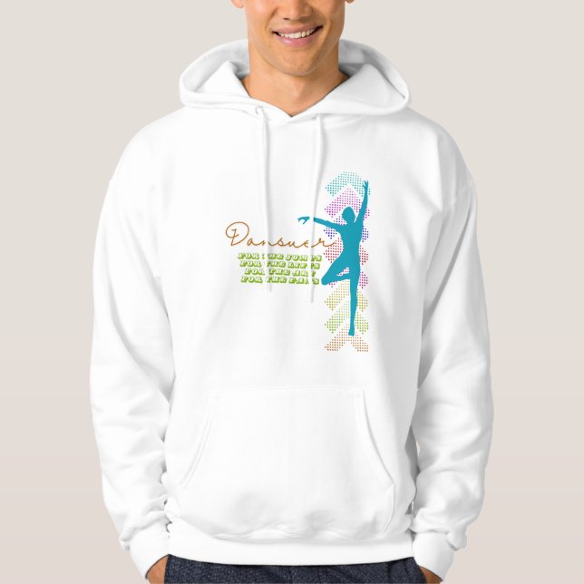Manar Male Boys Ballet Dansuer Dancer Jump Leap Hoodie (Framsida)