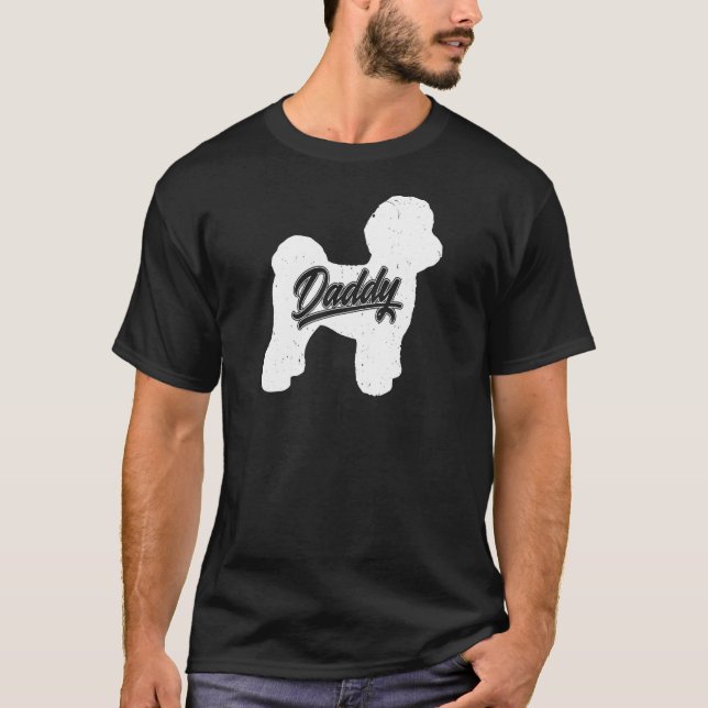 Manar Maltesisk pappa Hundägare Pappa Far i Malte T Shirt (Framsida)