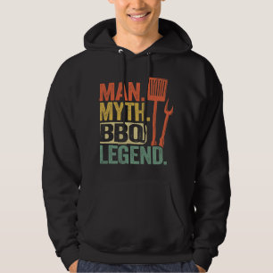 Manar Man Myth BBQ Legend Barbecue Grilling Pappa  Hoodie